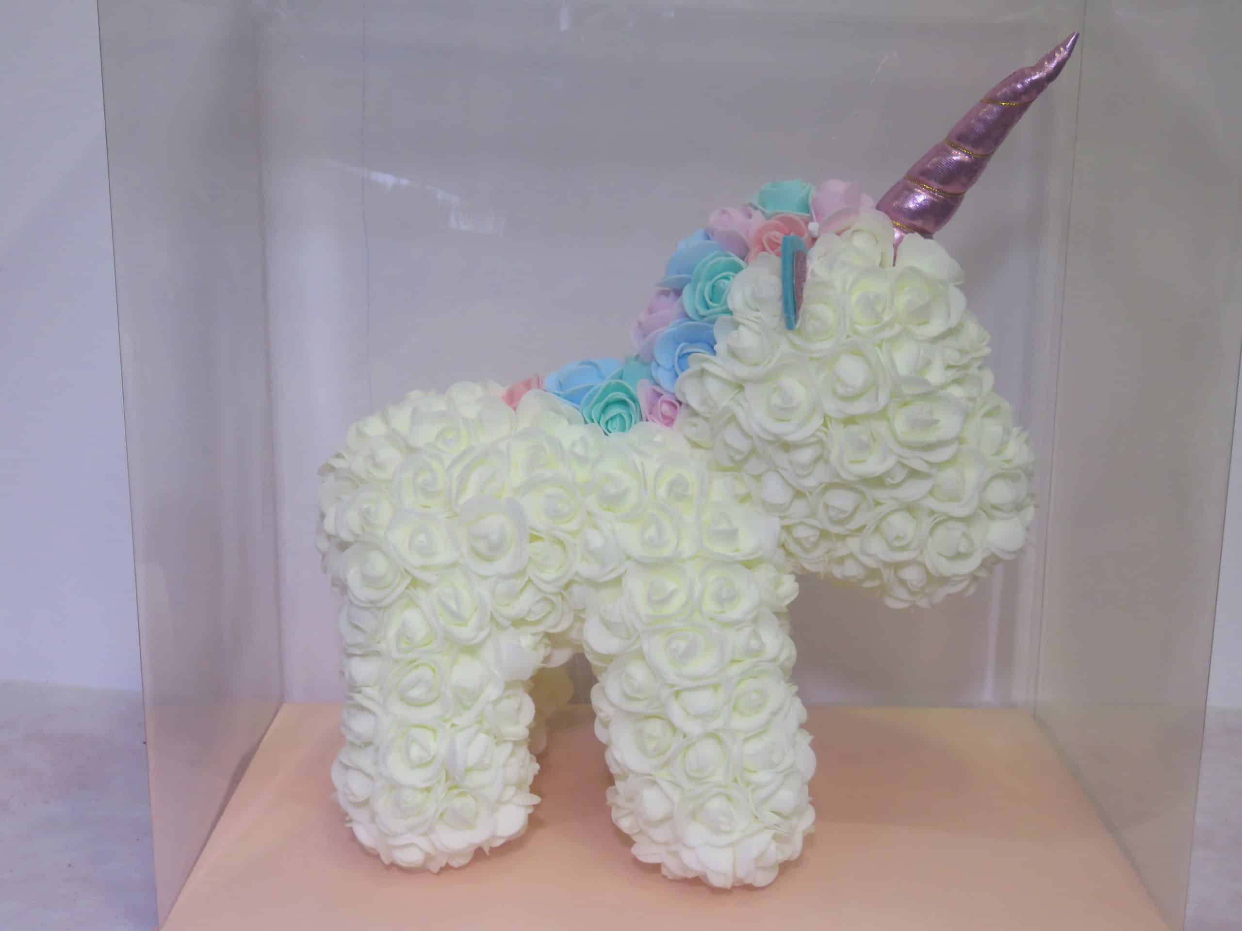 Rose Bear White Unicorn